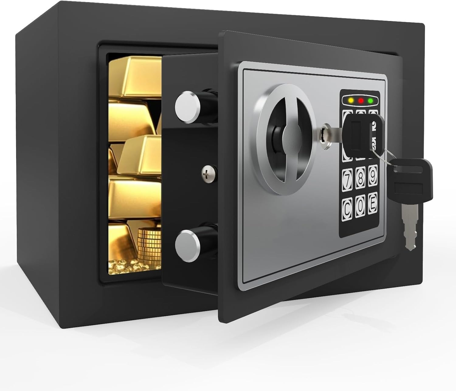 Home Office Login - 2026 NEUER Elektronischer Safe, Ganzstahl-Tresor für