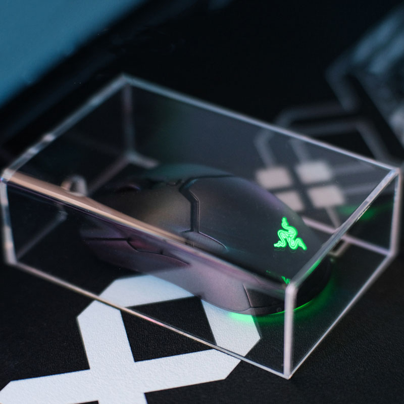 Home Office Programmer - Acryl Computer Maus Staubschutz Transparente Luftabdeckung