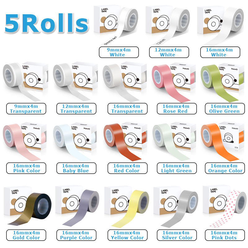 Home Office Login - 5 Rollen 9 mm 12 mm
