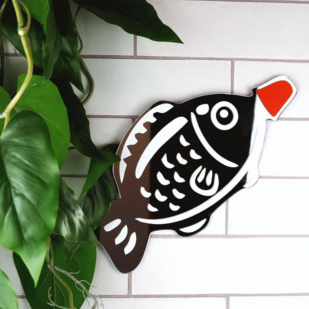 Home Office Studio - 3D Sojasoße Fisch Sushi Acrylspiegel für