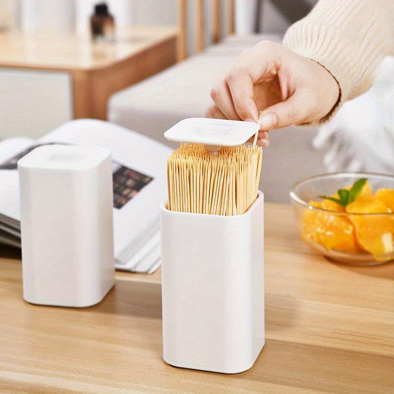 Home Office Programmer - 1 Stück Zahnstocherhalter-Spender für automatisches Auswerfen,