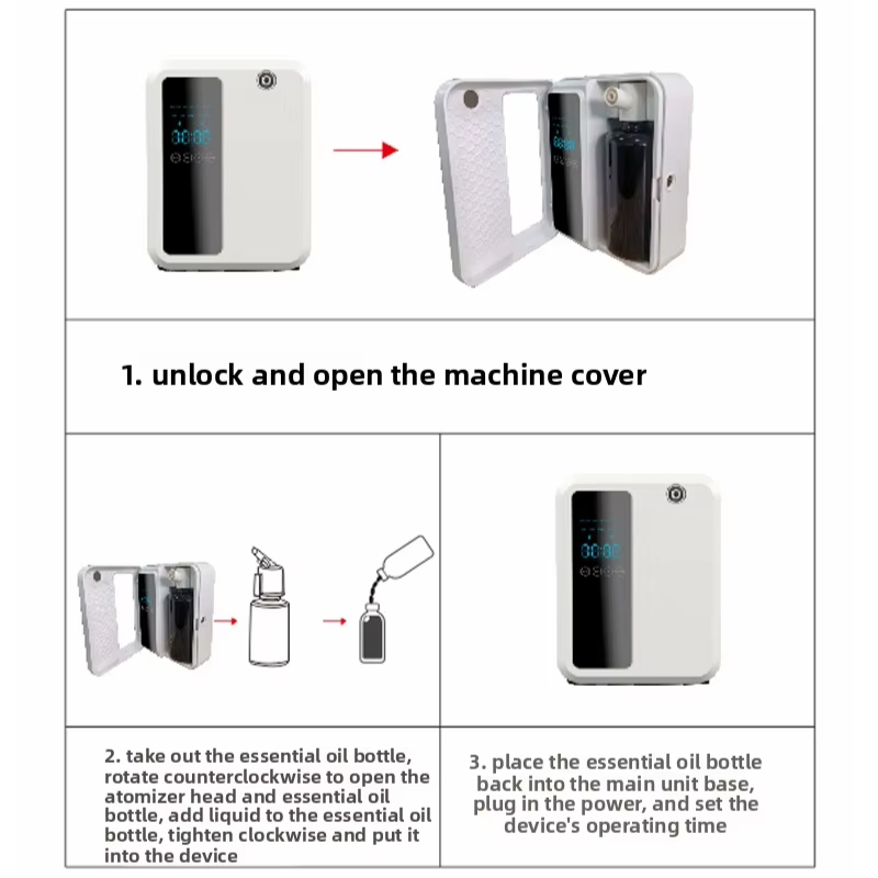 Home Office Programmer - 500ml Intelligenter Aroma-Diffusor mit App-Steuerung -