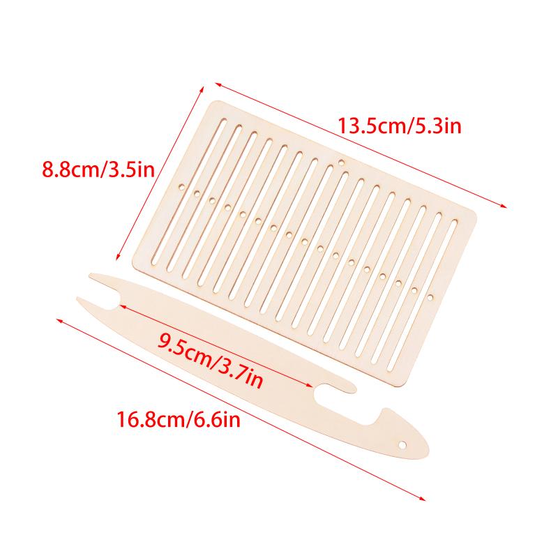 Holz-Gürtelwebrahmen-Set 2-tei – Home Office Studio Bewertung und Preis