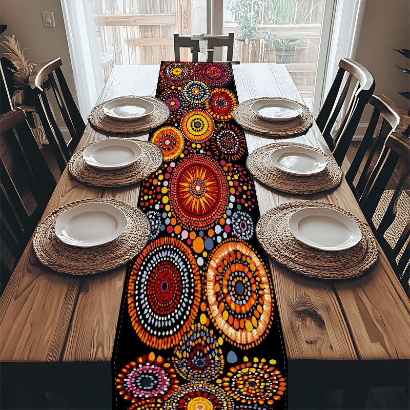 Mandala Dot Art Tischläufer, E – Home Office News Bewertung und Preis