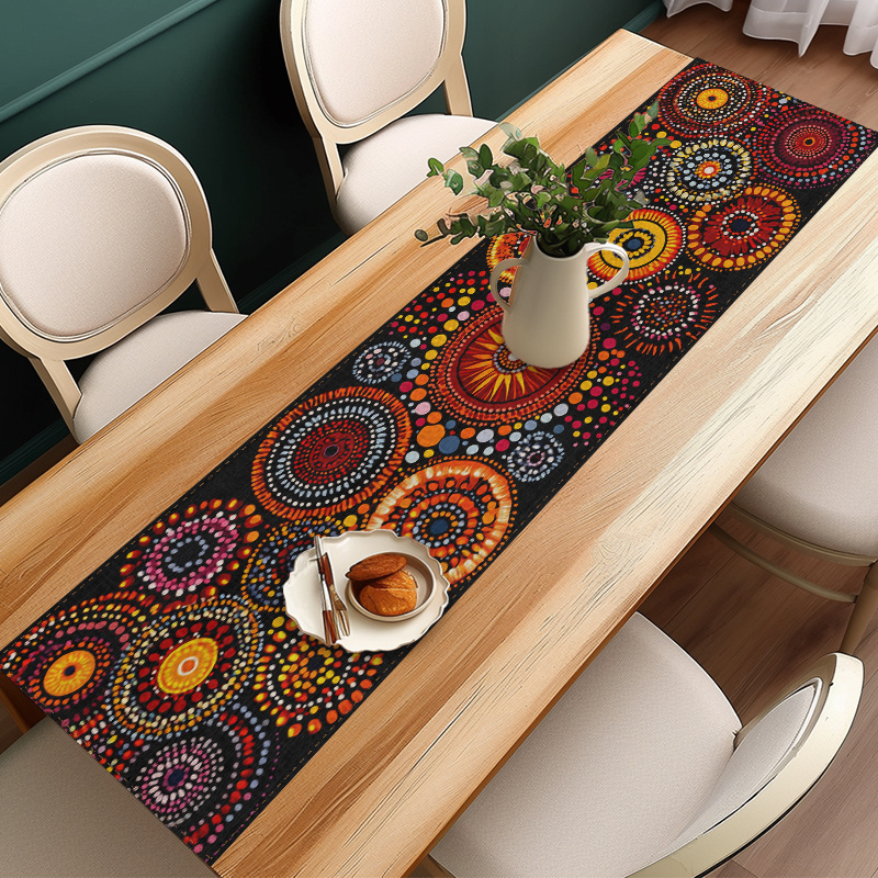 Mandala Dot Art Tischläufer, E – Home Office News Bewertung und Preis