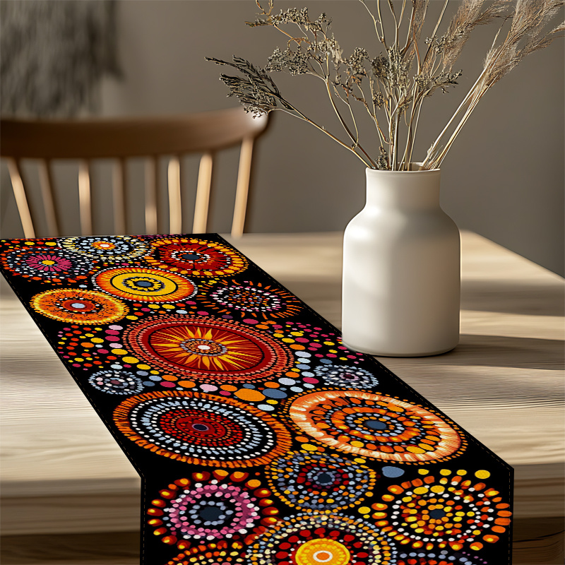 Mandala Dot Art Tischläufer, E – Home Office News Bewertung und Preis