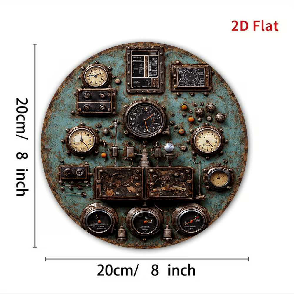 2D Flaches Retro-Armaturenbret – Home Office Work Bewertung und Preis