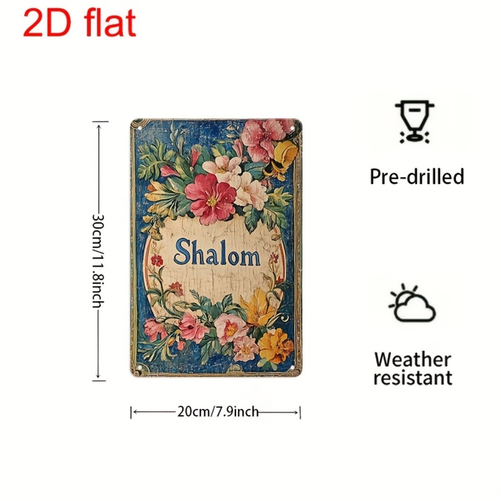 CIFBUY Vintage Floral Shalom A – Home Office Decor Bewertung und Preis