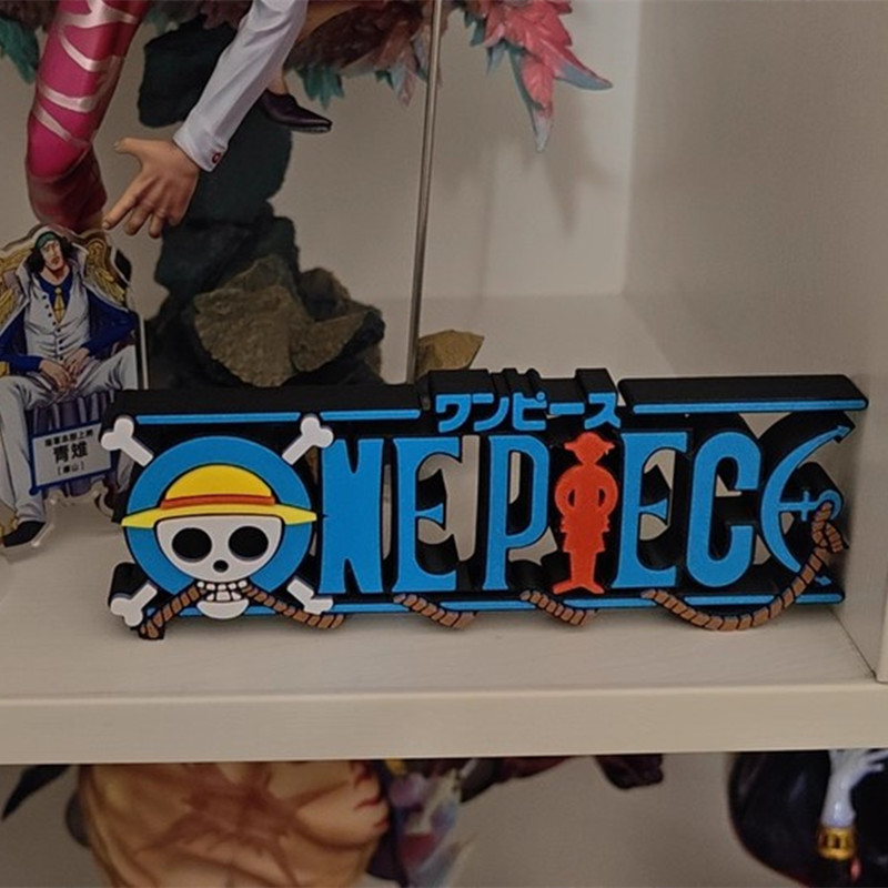 One Piece Logo Figur 3D-Gedruc – Home Office Romance Manga Bewertung und Preis